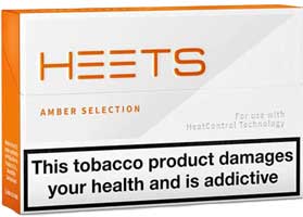 IQOS HEETS Amber Cigarettes