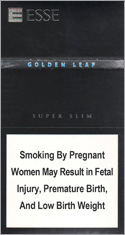 Esse Golden Leaf Super Slims 100's Cigarettes