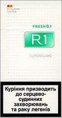 R1 Super Slims Fresh 100`s Cigarettes