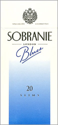 Sobranie Slims Blues 100's Cigarettes