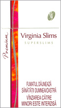 Virginia Slims Super Slims Filter 100's Cigarettes