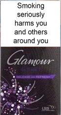 Glamour Secret Release and Refresh (Violet) Cigarettes