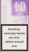 LD Super Slims Violet Cigarettes