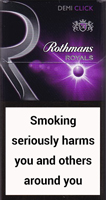 Rothmans Royals Demi Click Purple Cigarettes