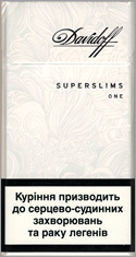Davidoff Super Slims One (White) 100`s Cigarettes