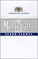 Monte Carlo Super Lights (Subtle Silver) Cigarettes