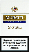 Muratti Gold Slims 100's Cigarettes