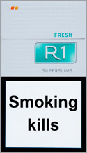 R1 Super Slims Fresh 100`s Cigarettes