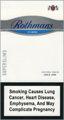 Rothmans Super Slims Silver Cigarettes