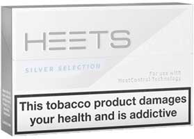 IQOS HEETS Silver Cigarettes