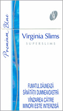 Virginia Slims Super Slims Blue 100`s Cigarettes