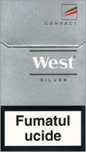 West Silver Compact Cigarettes