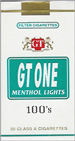 GT ONE MENTHOL LIGHT SOFT 100